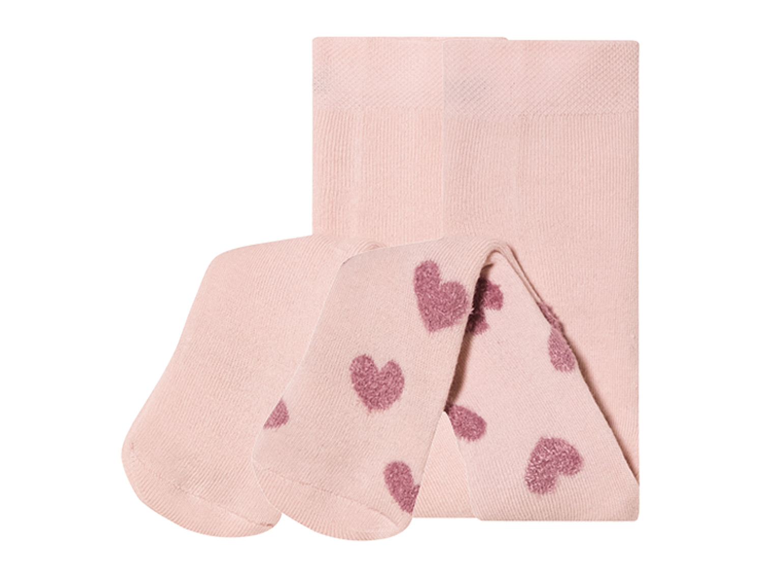 lupilu® Collants en maille bébé (50/56, rose)