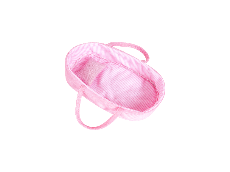 Couffin rose rayé pour poupée du Cozy Set de BAYER DESIGN.