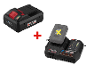 Batterie et chargeur PARKSIDE X 20 V Team avec Bluetooth et WLAN.