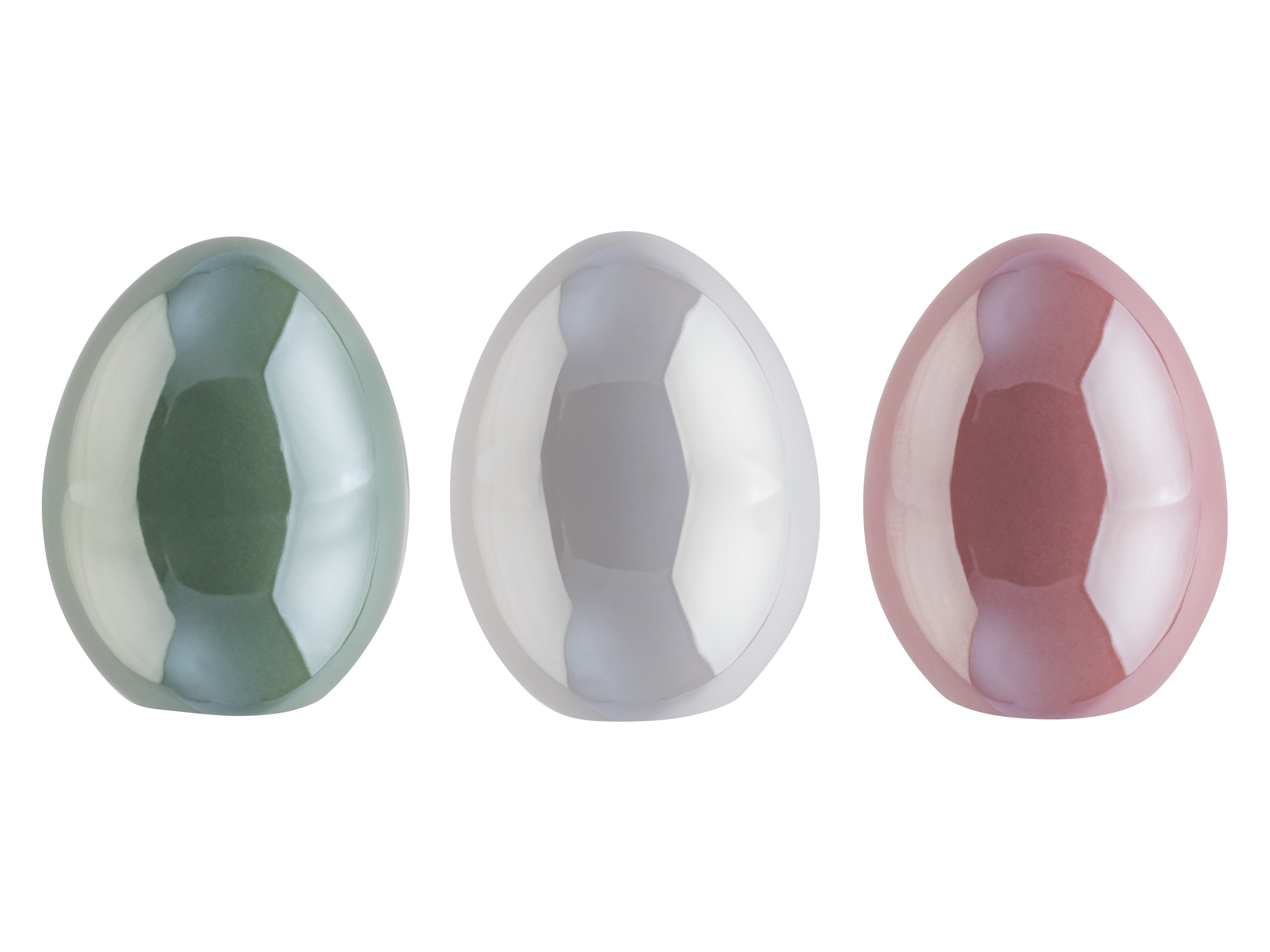 LIVARNO home Figurines décoratives (set de 3 oeufs)