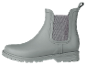 Une botte de pluie grise style Chelsea.