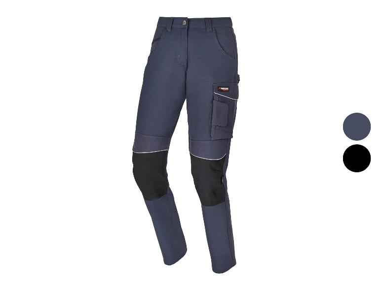 Pantalons de travail Parkside pour femmes, coupe droite, plusieurs coloris.