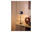 LIVARNO home Lampe de table LED rechargeable sur un buffet en bois.