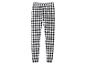 Pantalon de pyjama à carreaux noir et blanc