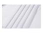 Tissu blanc avec plis doux
