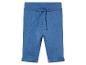 Pantalon de jogging bleu pour bébé avec cordon.