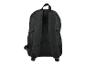 Sac à dos noir classique, vue arrière.
