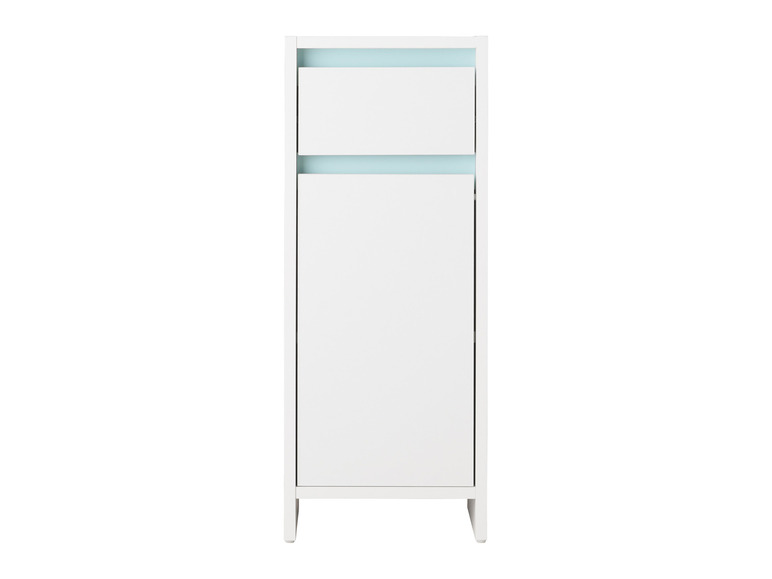 Aller en mode plein écran : LIVARNO home Armoire latérale de salle de bains Oslo, 32 x 80 x 28 cm, blanche - Image 7