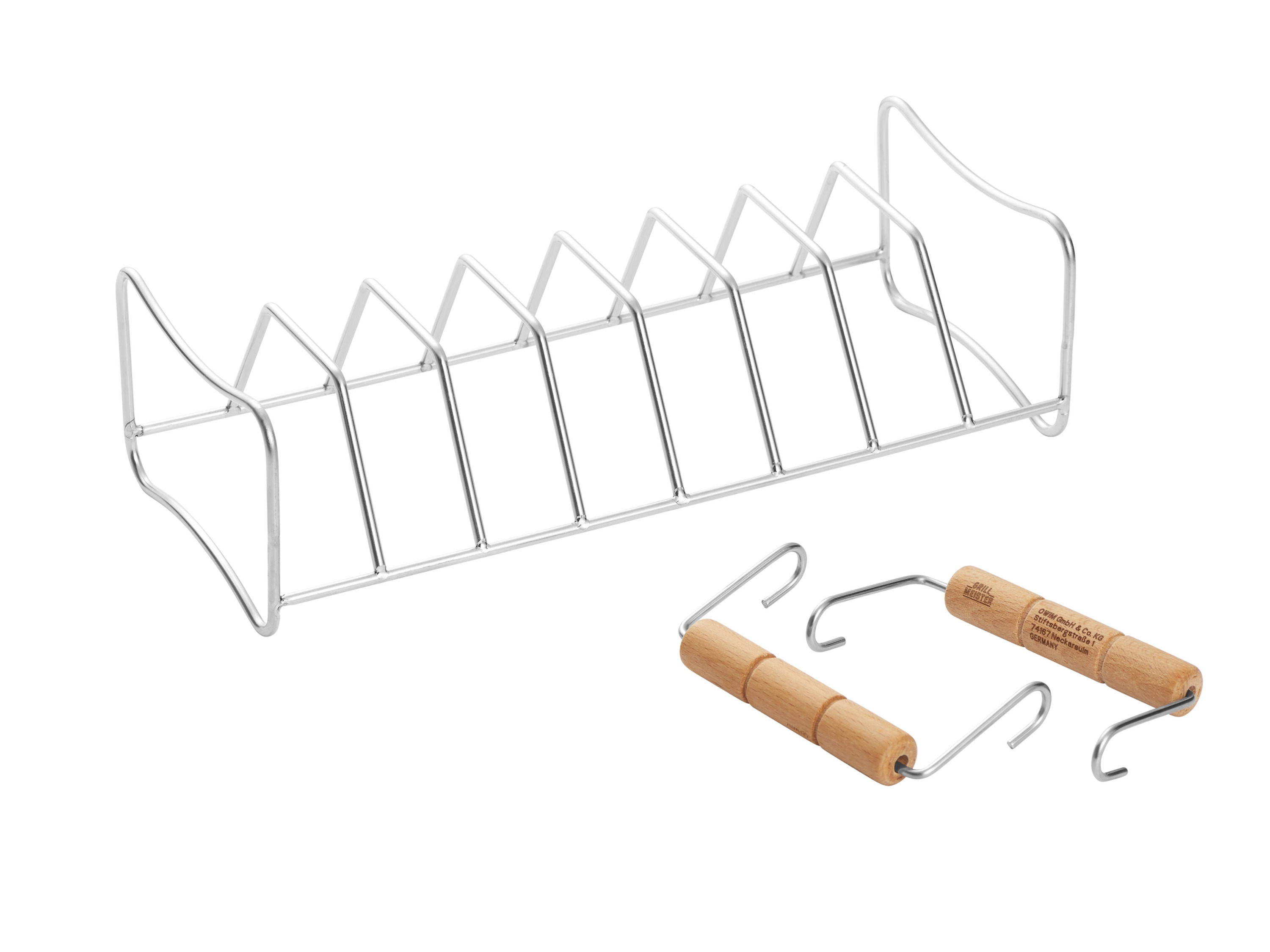 GRILLMEISTER Accessoires pour barbecue (Porte-côtes levées)