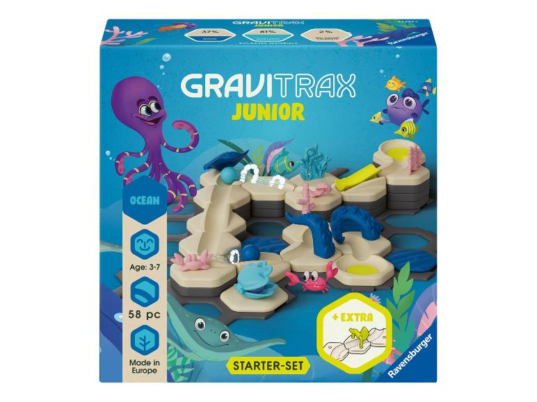 Coffret de démarrage GraviTrax Junior Ocean de 58 pièces, pour les 3-7 ans.