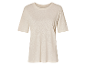 T-shirt beige en lin.