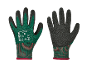 Gants de travail PARKSIDE, taille 8, vert et noir avec liseré rouge.