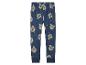 Leggings bleus avec un motif d'ours pour enfants.