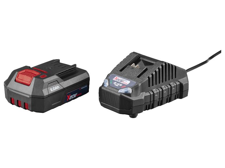 Batterie 2.0Ah et chargeur 2.4A pour outils électriques.