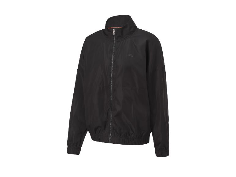 Veste noire zippée Earth5r, style sport.