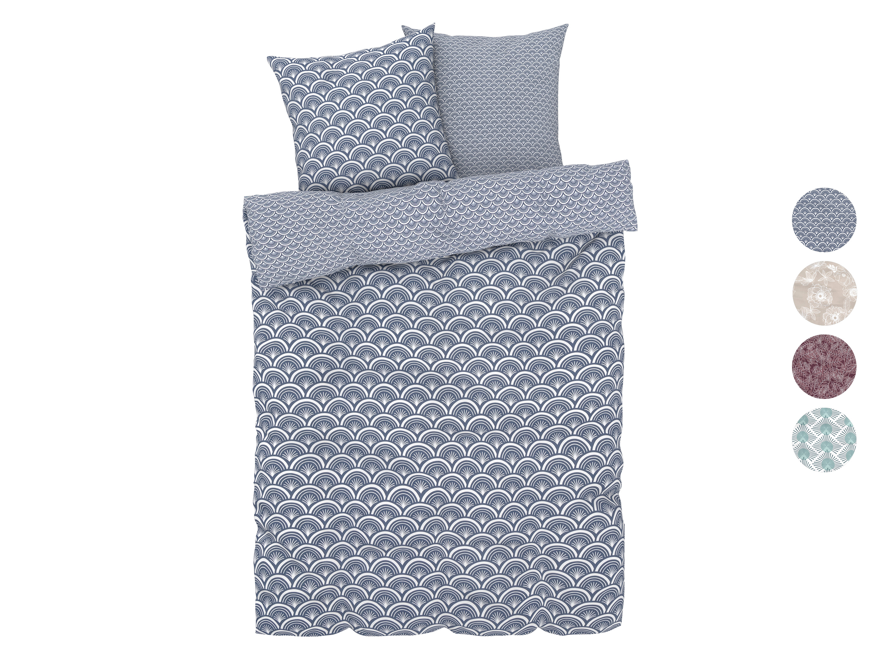 LIVARNO home Parure de lit double face en satin, 260 x 240 cm