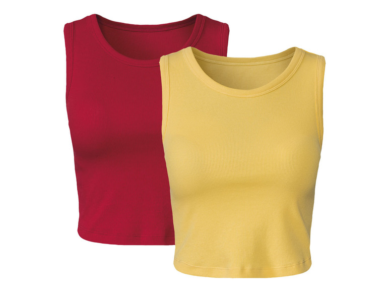 Aller en mode plein écran : esmara® Lot de 2 crop-tops femme - Image 15
