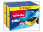 Paquet de 8 éponges à récurer avec un chiffon hygiénique et absorbant pour un nettoyage en profondeur.