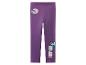 Legging enfant violet avec imprimé chat sirène et le texte « Purr-ific ! »