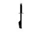 Spatule à pâte noire avec trou de suspension.