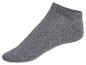 Chaussettes grises courtes en coton.