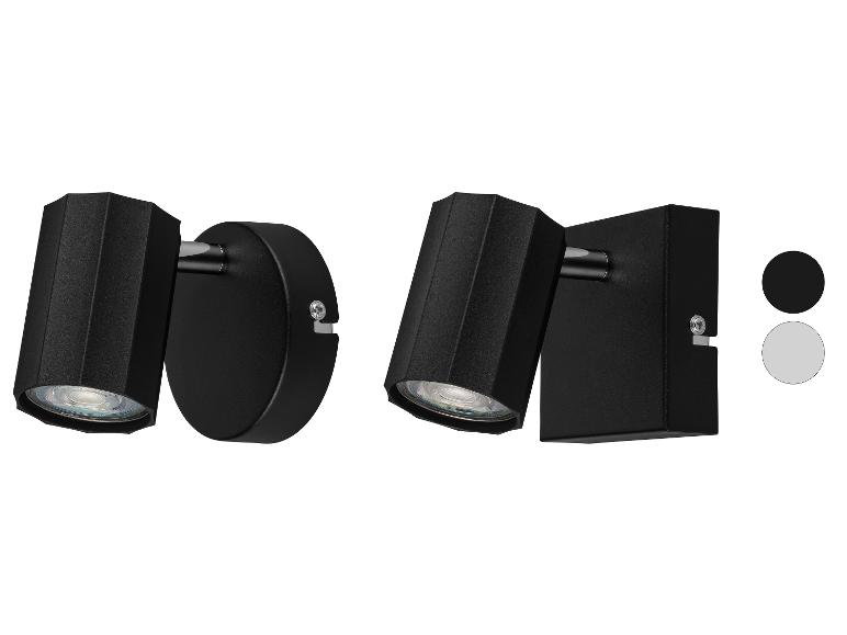 Appliques murales design moderne en noir et gris.