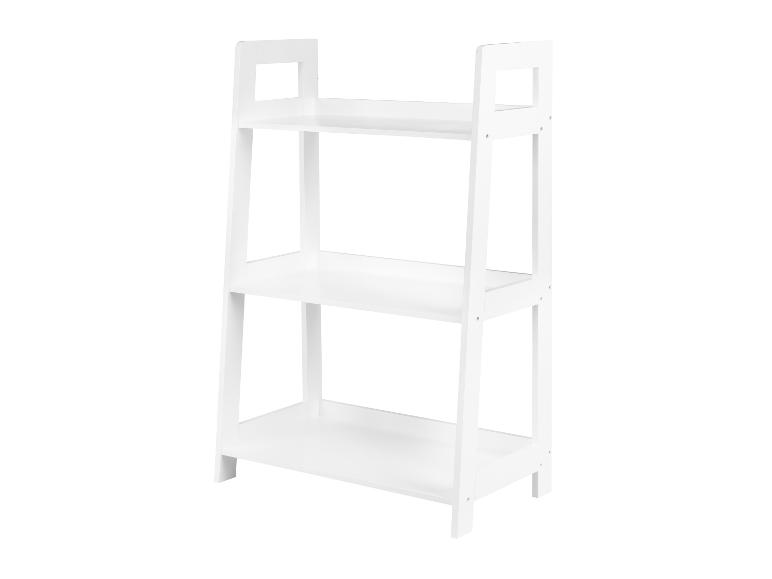 Étagère échelle blanche à trois niveaux