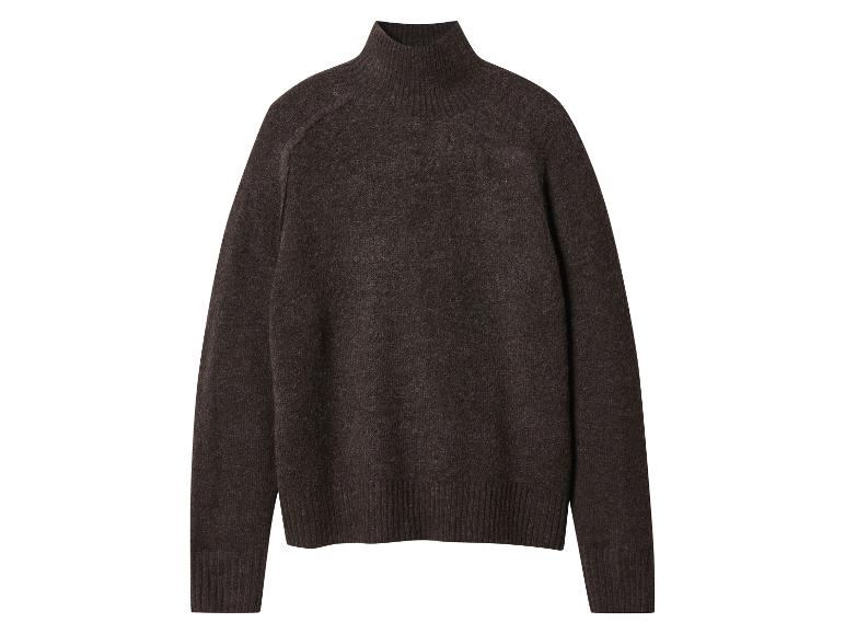 Pull à col roulé marron foncé