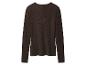 Haut côtelé marron foncé à manches longues
