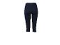 Legging de sport court bleu foncé pour femme, vue arrière.