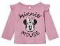 Un t-shirt rose à manches longues avec Minnie Mouse.