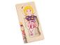 Puzzle en bois : anatomie féminine, muscles, squelette.