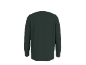 T-shirt à manches longues vert foncé pour homme, vue arrière