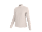Sous-pull à col montant pour femme en beige