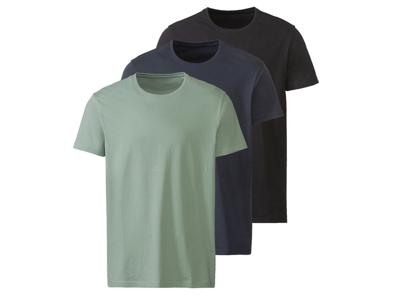 Aller en mode plein écran : LIVERGY® Lot de 3 t-shirts homme - Image 2