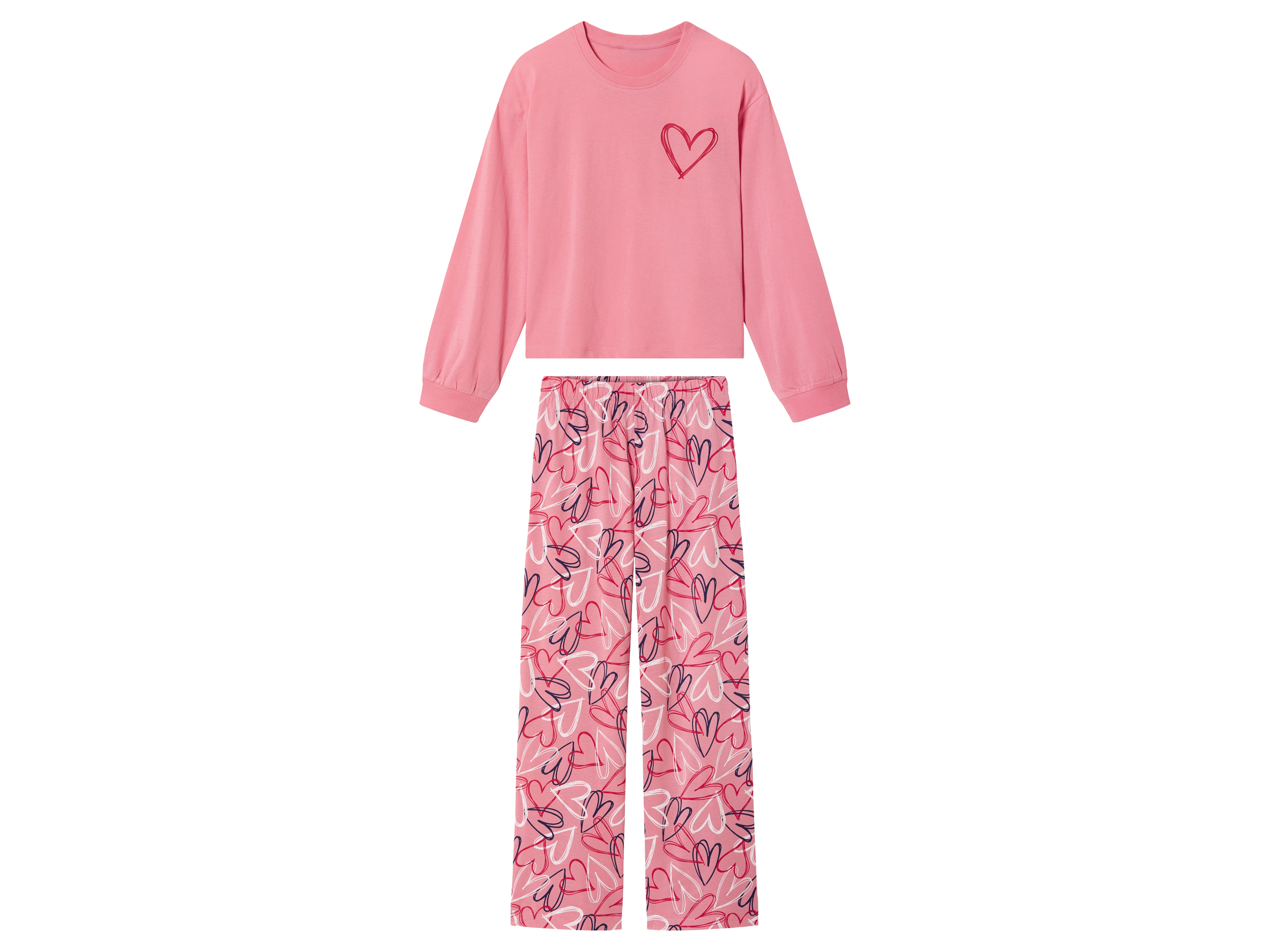 pepperts!® Ensemble pyjama fille (rose, 134/140)