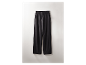 Pantalon en flanelle premium ESMARA® pour femme en noir.