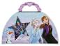 Mallette d'art La Reine des Neiges avec Elsa, Anna, Olaf et feutres colorés
