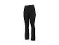 Pantalon de yoga évasé noir taille haute pour femme, vue de face.