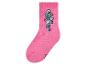 Des chaussettes roses avec Schtroumpfette.
