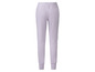 Pantalon de survêtement lilas pour femme.