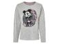 Un t-shirt gris à manches longues avec un imprimé Mickey Mouse.