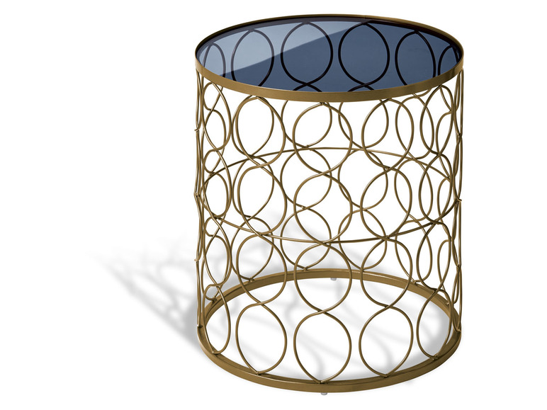Aller en mode plein écran : LIVARNO home Table d'appoint, avec plateau en verre - Image 6
