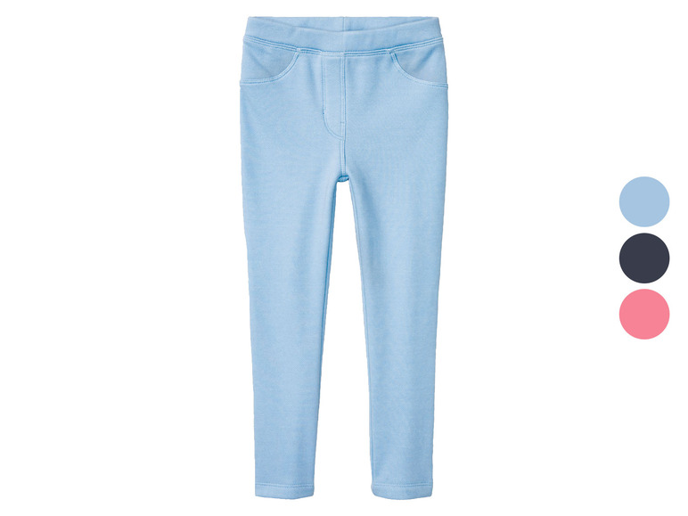 Leggings bleu clair pour filles.
