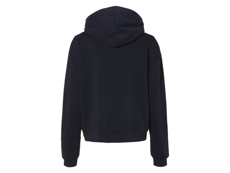 Un sweat à capuche bleu marine