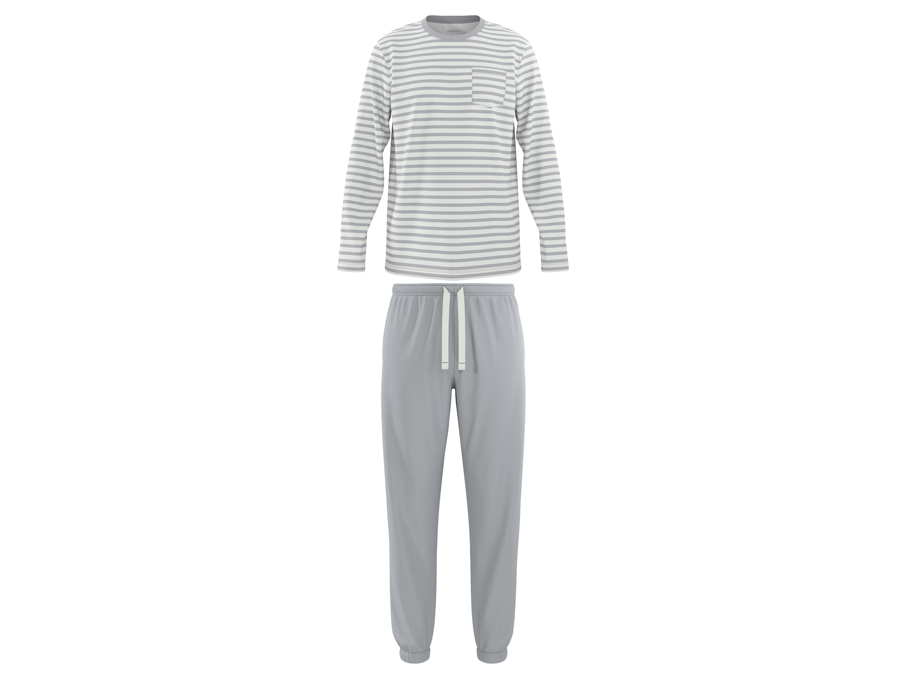 LIVERGY® Pyjama homme (gris, S)