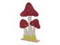 Décoration champignon en feutre.