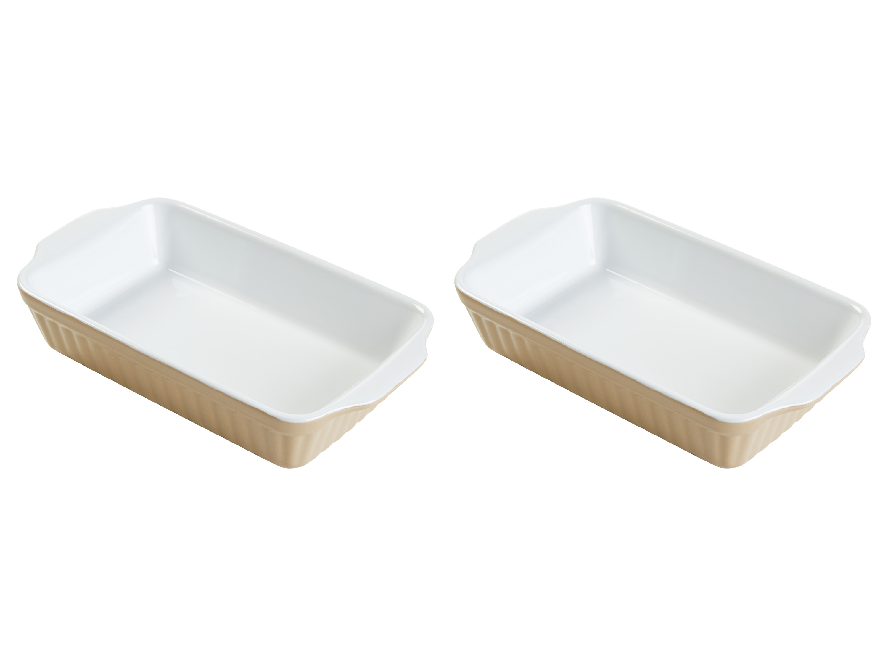 LIVARNO home Plat à four (2 petits, beige)