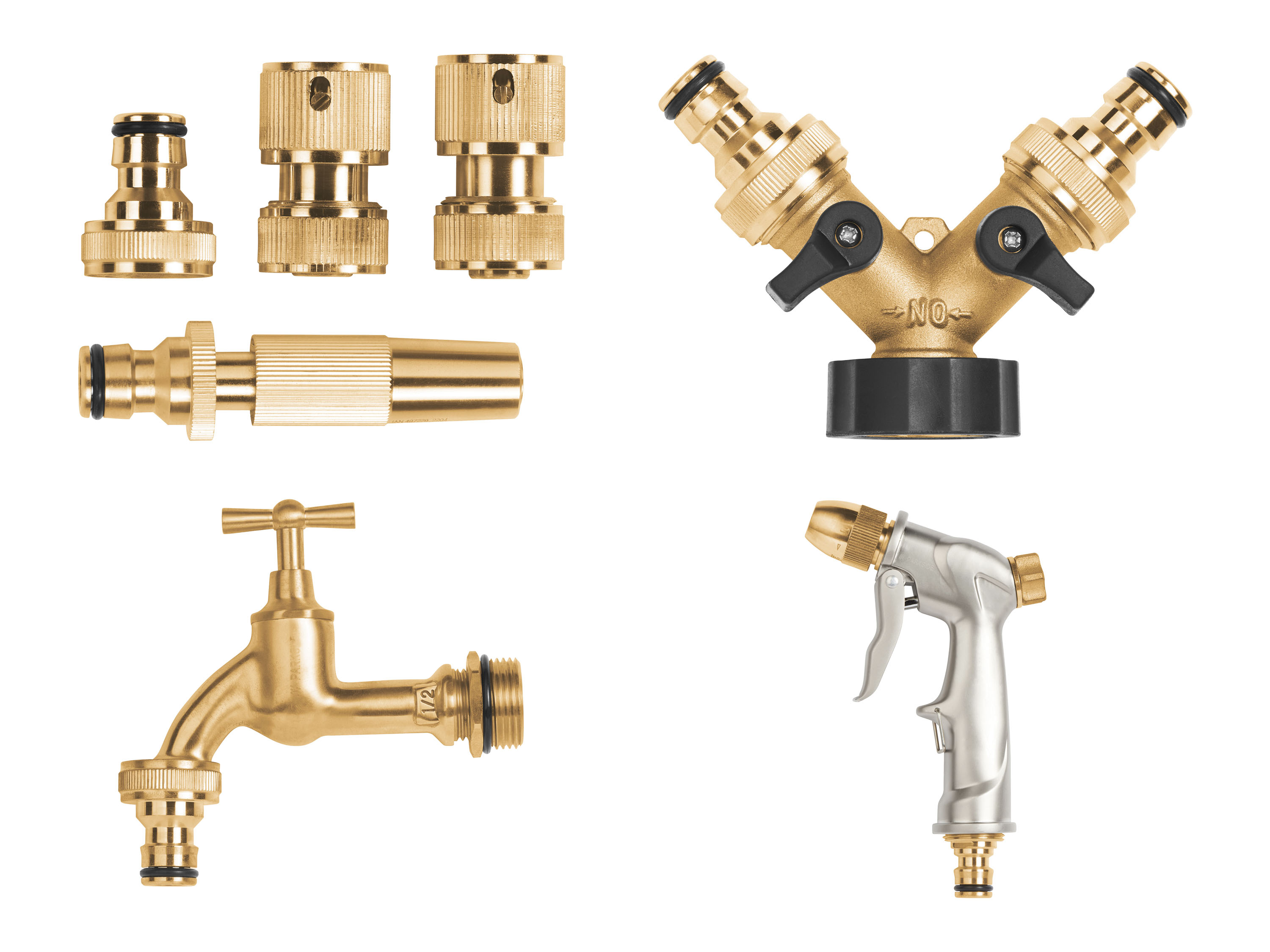 PARKSIDE® Système enfichable ou Distributeur à 2 voies ou Robinet à bille ou Pulvérisateur de jardin