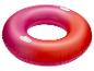 Bouée de bain rouge et rose.
